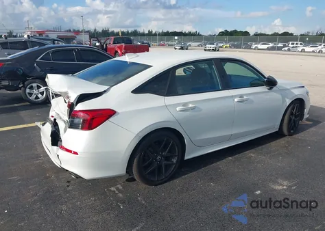 2022 Honda Civic Sport из США, поврежденный, VIN 2HGFE2F50NH552936